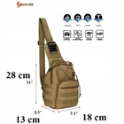 Тактическая армейская сумка M-TAC Patrol наплечная Койот (9052) - изображение 3