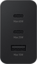 Мережевий зарядний пристрій Samsung 65W Black (EP-T6530NBEGEU) - зображення 3