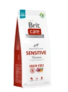 Сухой корм гипоаллергенный с олениной для собак всех пород Brit Care Sensitive All Breed