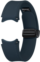 Ремінець Samsung D-Buckle Hybrid Eco-Leather Band (M/L) для Samsung Galaxy Watch 4/4 Classic/5/5 Pro/6/6 Classic Indigo (ET-SHR94LNEGEU) - зображення 1