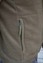 Флісова куртка Кіраса військова турецький фліс 320 г/м.кв. хакі ВСУ 54 розмір 413-4 - зображення 4