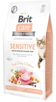 Сухой корм для кошек Brit Care Cat GF Sensitive Digestion & Delicate Taste для привередливых с индейкой и лососем