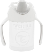 Kubek niekapek Twistshake Pearl Mini z silikonowym dziubkiem 230 ml biały (7350083120533)