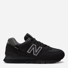 Чоловічі кросівки New Balance 574 ML574DK2 40 (7US) 25 см Чорні (196307322263) - зображення 1