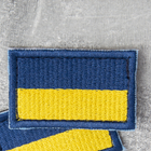 Шеврон нашивка на липучке Флаг України, вышитый патч 3,5х5,3 см Stoffelly шт - изображение 4