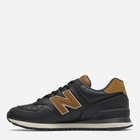 Чоловічі кросівки New Balance 574 ML574OMD 43 (9.5US) 27.5 см Чорний/Коричневий (739980521297) - зображення 3