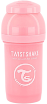 Butelka do karmienia antykolkowa Twistshake z silikonowym smoczkiem 180 ml różowa (7350083122490) - obraz 2