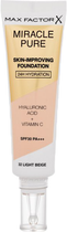 Тональна основа Max Factor Miracle Pure Skin Improving Foundation SPF 30 32 Light Beige 30 мл (3616302638710) - зображення 1