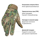 Перчатки Тактические с Пальцами Порезозащитные Противоскользящие ClefersTac Fury размер M - Мультикам (60230781M) - изображение 3