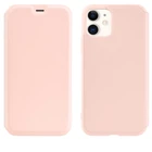 Чехол-книга HOCO Colorful series liquid silicone для Phone11 pink