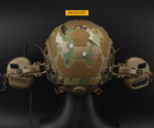 Крепление адаптер на каске шлем HD-ACC-08 Tan для наушников Peltor/Earmor/Howard (Чебурашка) - изображение 6