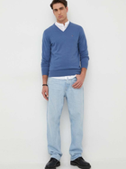 Пуловер чоловічий Tommy Hilfiger Regular Fit MW0MW22349 S Синій (8720643110622) - зображення 3