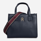 Сумка-тоут жіноча Tommy Hilfiger Th City Summer Mini Tote AW0AW14875 Space Blue (8720644241578)