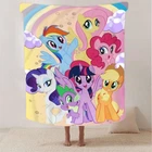 Плед My Littlе Pony Мой маленький пони покрывало с 3D рисунком размер 160х200