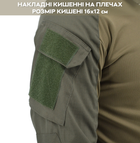 Рубашка тактическая c воротником-стойкой убакс Warrior Wear SA-18 Зеленая L - изображение 9