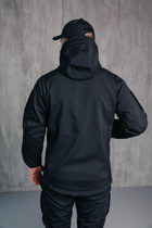 Куртка чоловіча тактична Soft Shell демісезонна ДСНС Водонепроникна ТЕМНО СИНІЙ XL - зображення 7