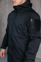 Куртка мужская тактическая Soft Shell демисезонная ДСНС Водонепроницаемая ТЕМНО СИНИЙ S - изображение 7