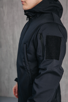 Куртка чоловіча тактична Soft Shell демісезонна ДСНС Водонепроникна ТЕМНО СИНІЙ 2XL - зображення 8