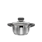 Каструля з нержавіючої сталі Zauberg 1,3 л ZB-1,3 CG GREY