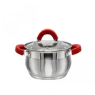 Кастрюля из нержавеющей стали Zauberg 2 л ZB-2R Red
