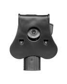 Тактична пластикова кобура Amomax для пістолета Токарєва ТТ. Колір: Чорний, AM-T33 - зображення 5