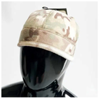 Флісова тактична шапка-підшоломник MFH Camo мультикам XL - зображення 1