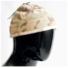 Флісова тактична шапка-підшоломник MFH Camo мультикам XL - зображення 3