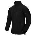 Кофта Alpha Tactical Jacket - Grid Fleece Helikon-Tex Black XXL