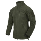 Кофта Alpha Tactical Jacket - Grid Fleece Helikon-Tex Olive XS - изображение 1