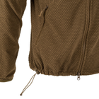Кофта Alpha Hoodie Tactical Jacket - Grid Fleece Helikon-Tex Койот XXXL - зображення 6