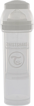 Butelka do karmienia antykolkowa Twistshake z silikonowym smoczkiem 330 ml biała (7350083120182) - obraz 3