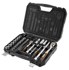 Набір гайкових ключів та головок 1/2"(F)×3/4"(M) 73 шт Neo Tools 10-054