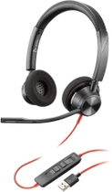 Słuchawki Plantronics Poly BlackWire 3320, BW3320-M USB-A Czarne (214012-01) - obraz 1