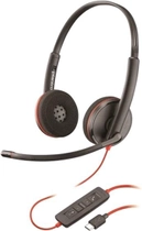 Słuchawki Plantronics Poly BlackWire C3220 USB-C Czarne (209749-201) - obraz 1