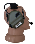 Навушники тактичні активні захисні Earmor EM-M32-Mark3-FG IP67 Olive Mil-Std - зображення 6