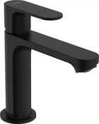 Смеситель для раковины HANSGROHE Rebris S CoolStart EcoSmart 72588670 черный матовый с донным клапаном
