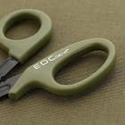 Ножницы тактические медицинские EDC Gear для разрезания одежды (олива) - изображение 6