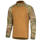 Рубашка боевая тактическая полевая износостойкая рубашка для силовых структур 7082 (XXXL) Мультикам/Койот TR_7082 (XXXL) - изображение 1