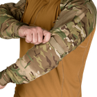 Сорочка бойова тактична польова зносостійка сорочка для силових структур 7082 (XXXL) Мультикам/Койот TR_7082 (XXXL) - зображення 8