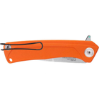 Ніж складний ANV Knives Z100 (Liner lock G10 Plain edge) Orange (ANVZ100-015) - зображення 4
