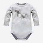 Дитячий боді-комбінезон Pinokio Wild Animals Longsleeve Bodysuit 68 см Сірий (5901033250705)