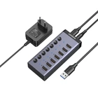 Концентратор USB 3.0 UGREEN CM481 HUB с дополнительным питанием USB Type-C 7in1 Black (90307)