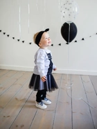 Spódniczka dziecięca dla dziewczynki tiulowa Pinokio Happy Day 62 cm Czarna (5901033219665) - obraz 2