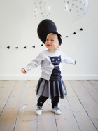 Spódniczka dziecięca dla dziewczynki tiulowa Pinokio Happy Day 80 cm Czarna (5901033219696) - obraz 1