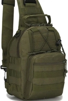 Тактична Чоловіча сумка через плече Слінг M02G 6л. Барсетка Міська Військова Сумка Штурмова Армійська M02G - зображення 1