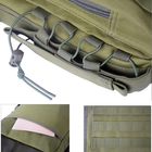 Рюкзак тактический Рюкзак тактический Eagle M10G Green (штурмовой, военный) мужская сумка 20 л. - изображение 8