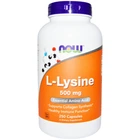 Лизин, L-Lysine, Now Foods 500 мг Таблетки