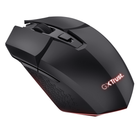 Миша бездротова Trust GXT 110 FELOX, Black, USB 2.4GHz, оптична (сенсор PAW3212), 800 - 4800 dpi, 6 кнопок, акумулятор (25037)