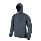 Кофта флисовая Helikon-Tex Alpha Hoodie Jacket Grid Fleece Shadow Grey S - изображение 5