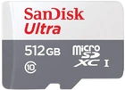 Карта пам'яті Sandisk Ultra microSDXC 512GB 100MB/s Class 10 UHS-I, EAN: 0619659196622 (SDSQUNR-512G-GN3MN)